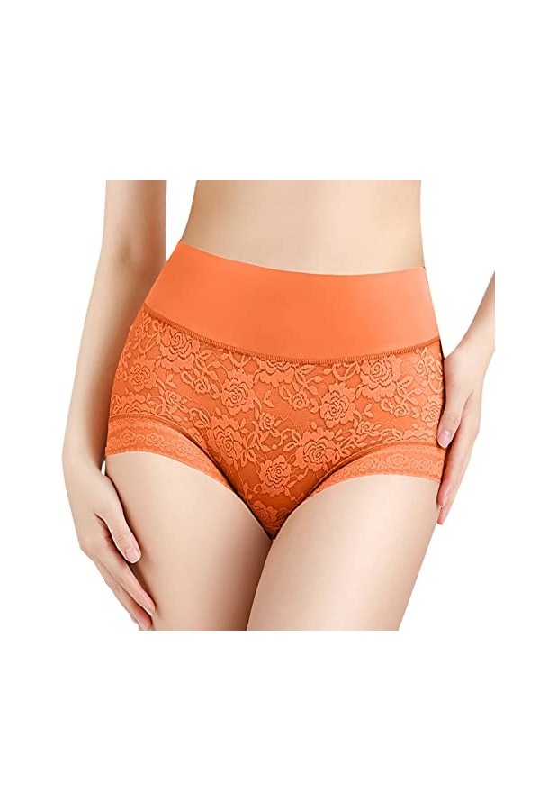 Vexiangni Culotte pour femme - Sous-vêtements sexy en coton - Sans coutures - Mini micro string, bleu, L