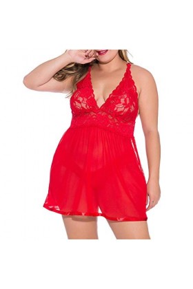 KSDFIUHAG Érotisme, Sexe Et Sensualité Femmes Chemise De Nuit Dentelle Lingerie Vêtements De Nuit Nuisette Chemise Chemise De