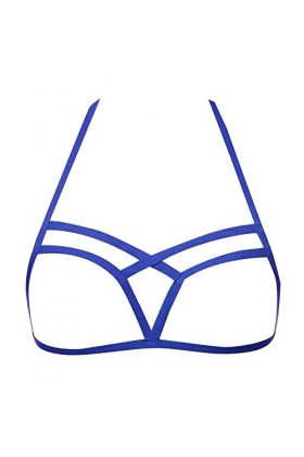 TDEOK Culotte sexy pour femme - Respirant - Doux - Multicolore - Sous-vêtements sexy - Micro string - Pour femme, bleu, taill