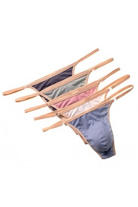 Faringoto String latéral détachable pour homme - Pantalon de bikini gay - Confortable et sexy, 5 P., M