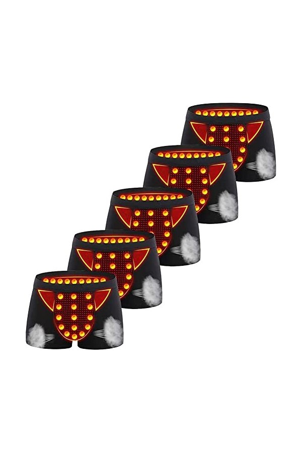 Boxer Confort Pour Hommes Shorts Améliorant La Puissance Masculine Sous-vêtements Délargissement De Thérapie Magnétique 3XL