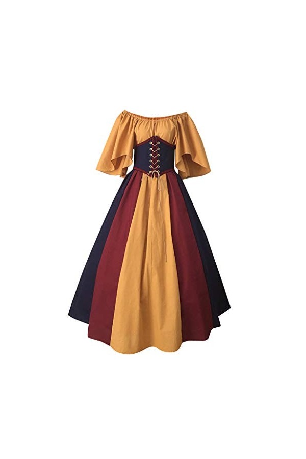 chiphop Costume De Cosplay Foxy Funtime Mediev sexy Dress H Patchwork dentelle mode Al vintage femmes SLA cou Gothique robe p