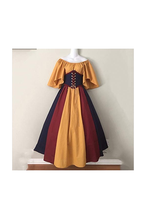 chiphop Costume De Cosplay Foxy Funtime Mediev sexy Dress H Patchwork dentelle mode Al vintage femmes SLA cou Gothique robe p