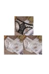 Femme Slips 3 pcs/lot culottes for dames en dentelle lâche dété, sous-vêtements en maille douce, slips de tentation sexy, cu