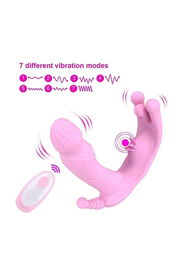 Realiste Gode Anale pour Femme Couple culotte ???????? clitoridien Culotte Mini Masseur Femme,Culotte Vîbrante F