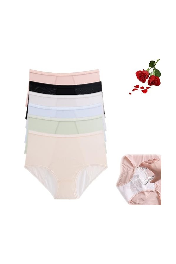 Gikmstpee Vividempower Far Infrared & ION Empowerment Undergarment, Vivid Empowers Underwear, Menstrual Period Underwear for 