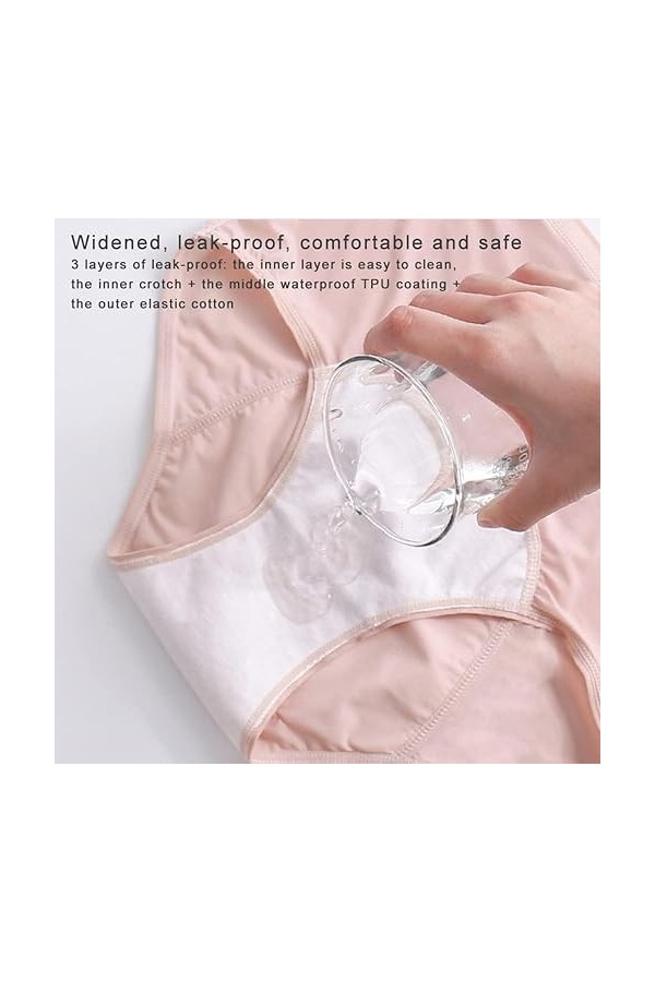 Gikmstpee Vividempower Far Infrared & ION Empowerment Undergarment, Vivid Empowers Underwear, Menstrual Period Underwear for 