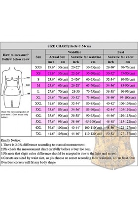 BYLIA Hauts de Corset en Satin pour Femmes Top Corset en Dentelle Corset Gothique Vintage Plus Size Color : White, Size : M 