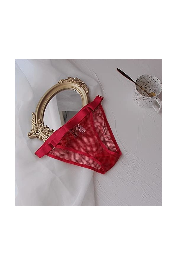 Culottes et Slips Slip Femme Comfort Knickers 3 pièces réglable femmes culottes sous-vêtements maille transparente sans coutu