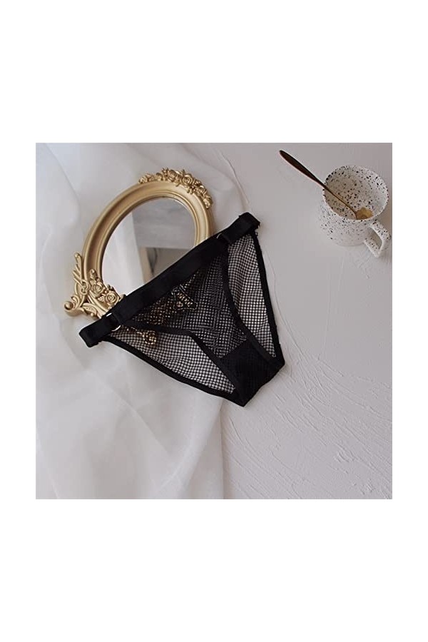 Culottes et Slips Slip Femme Comfort Knickers 3 pièces réglable femmes culottes sous-vêtements maille transparente sans coutu