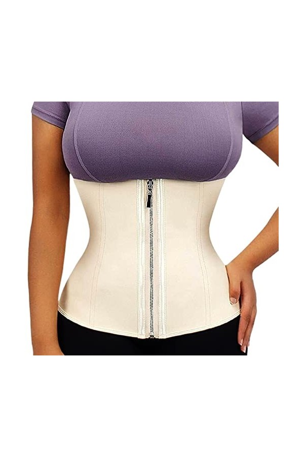 Entraîneur De Taille En Latex Support Lombaire Correcteur De Posture Corset Corset Body Shaper Sous La Poitrine Femmes Modéli