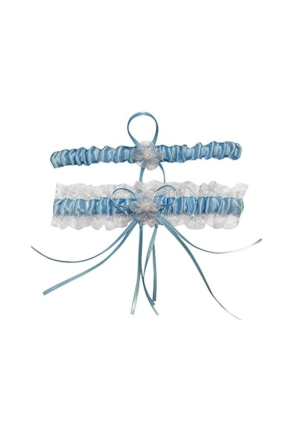 For Bachelorette élastique femmes anneau jeter dentelle mariages mariée jarretière jambe fête mariée Senior bandeau Color :