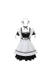 THAT NIGHT Costume de soubrette japonaise pour femme - Costume de gangster sexy Lolita - Grande taille, noir, Medium