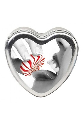 Earthly Body mintastic 3&nbsp;en 1&nbsp;Bougie de Massage Comestible coeur