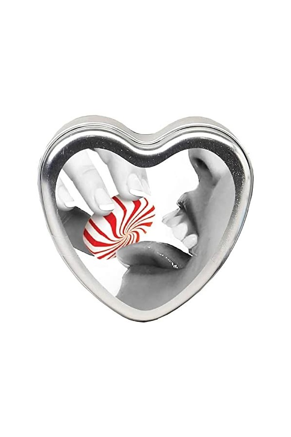 Earthly Body mintastic 3&nbsp;en 1&nbsp;Bougie de Massage Comestible coeur