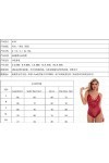 ZTIANEF InfirmièreLingerie érotique Bretelle Sexy Pyjama Une pièce Ouvrir engrenage Libre, Rouge, XL