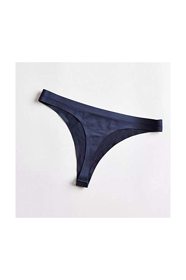 LAGEDOUDING Ice Silk Femmes Culottes Seamless Nylon Mince G-String Strings Lingerie Taille Basse Respirant Slips sous-vêtemen