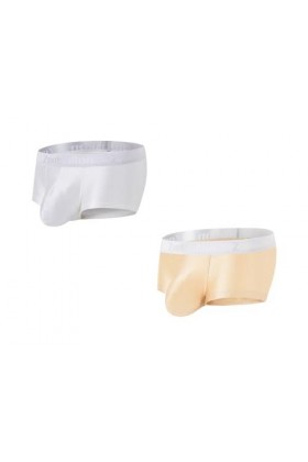 BIATWOWR Short rétro sexy pour homme - Sous-vêtements - Pour homme - Taille M L XL XXL - 3XL, 2 pages : multi-g, XL