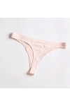 LAGEDOUDING Ice Silk Femmes Culottes Seamless Nylon Mince G-String Strings Lingerie Taille Basse Respirant Slips sous-vêtemen
