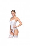 AleXanDer1 Corset Corset Sexy sous-vêtements Corset en Dentelle Extensible Haute Underwear Corset Over The Corset Poitrine C