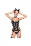 AleXanDer1 Corset Corset Sexy sous-vêtements Corset en Dentelle Extensible Haute Underwear Corset Over The Corset Poitrine C