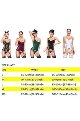 AleXanDer1 Corset Corset Sexy sous-vêtements Corset en Dentelle Extensible Haute Underwear Corset Over The Corset Poitrine C