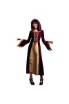 BOTCAM Robe dramatique - Costume de scène rétro européen - Vêtement médiéval - Robe gothique - Adulte - Femme - Cosplay - Cos