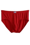 XKUN Slip Homme Hommes Fat Gars avec Taille Supplémentaire 160 Kg Taille Haute dans Les Mémoires 2 Paquets-Red,3XL