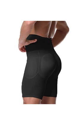 WUJNANG Sexy Men 4pcs Pads Butt Enhancing Underwear Boxer Briefs Trunks,A-3XL