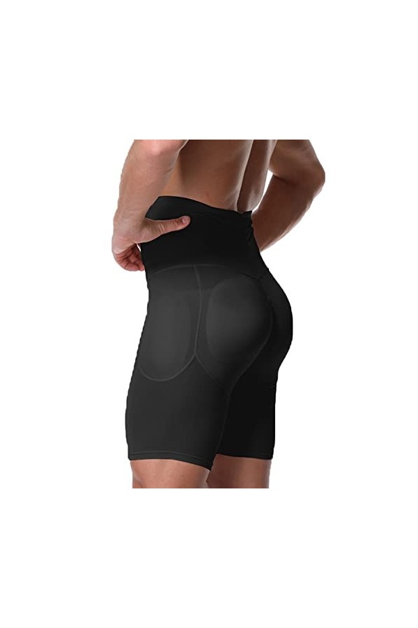 WUJNANG Sexy Men 4pcs Pads Butt Enhancing Underwear Boxer Briefs Trunks,A-3XL