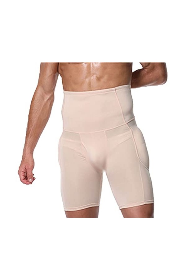 WUJNANG Shorty Rembourré pour Homme,B-6XL