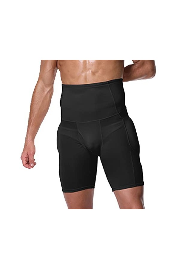 WUJNANG Shorty Rembourré pour Homme,B-6XL