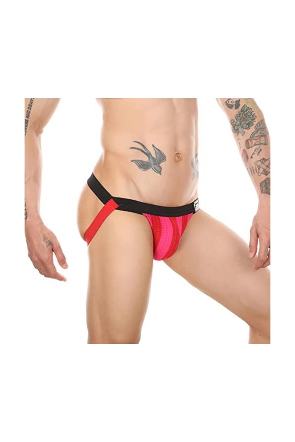 CHOUBAGUAI Culotte sexy pour homme avec string bleu Taille XL