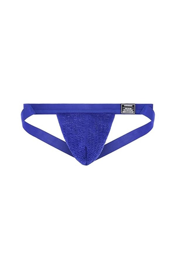 CHOUBAGUAI Culotte sexy pour homme avec string bleu Taille XL
