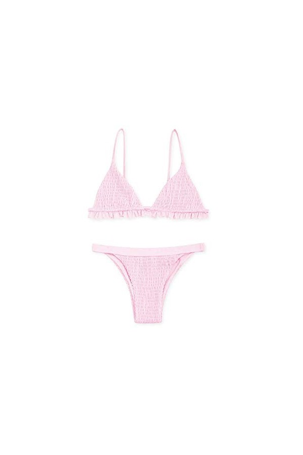 Nuisettes et deshabillés Bikini Sexy Couleur Unie Camisole Bikini Costume Maillot de Bain Dames Maillots de Bain-Army_Green_L