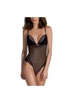 Passion Deliena Body Et Séduisant Deliena Body, Noir,L-XL