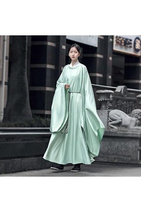 MOOCO MORNING Costume dHalloween pour couples - Rôle inversé - Bleu, vert, rouge - Costume de scène pour femme - Homme Hanfu