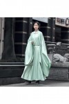 MOOCO MORNING Costume dHalloween pour couples - Rôle inversé - Bleu, vert, rouge - Costume de scène pour femme - Homme Hanfu