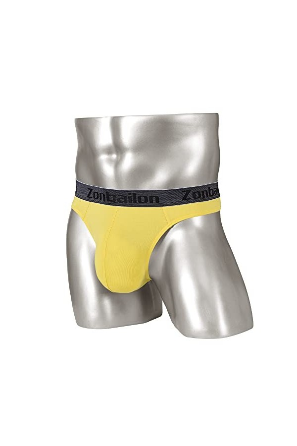 BIATWOWR String pour homme - String sexy pour homme - Poche renforcée sur le devant - Sans étiquette - Pour homme, 2*Multi 03