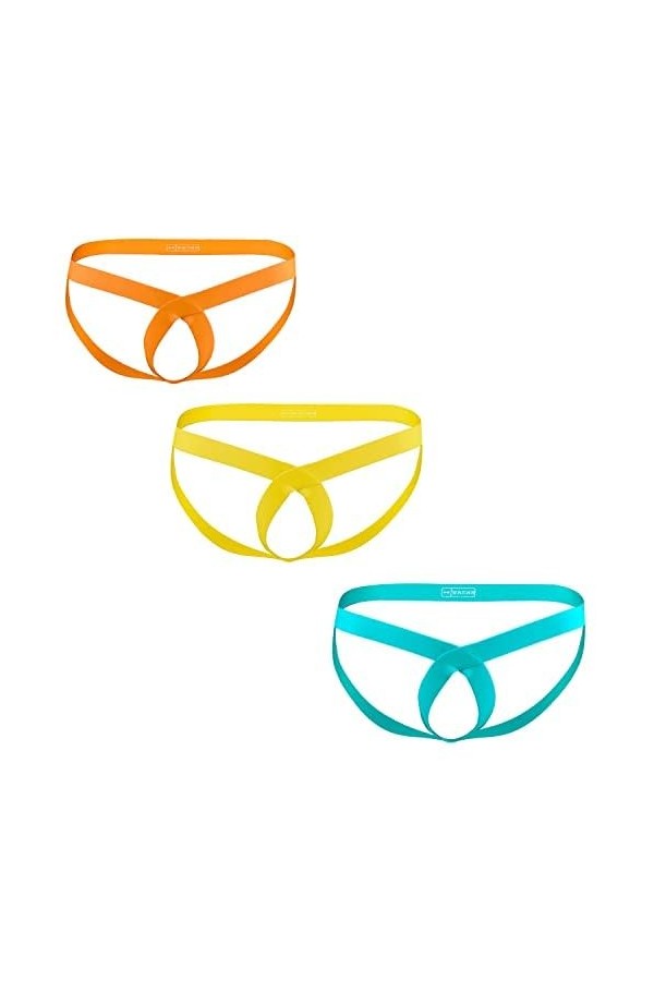 BIATWOWR Suspensoir sexy pour homme - String et string - Sous-vêtements de qualité supérieure - Tendance - Avec sangles - Tai