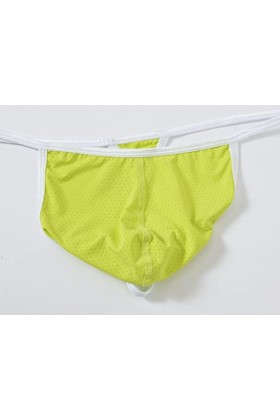 BIATWOWR String sexy pour homme - String taille basse - Dos en T, 2 x Multi 01, M