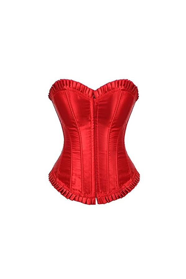 TTCI-RR Bustiers et Corsets Corsets Sexy pour Femmes Brocade Victorien Brocart Brocart Corset Lingerie Haut Costume Cosplay B