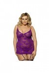 Lingerie Sexy pour Femmes Jeu De Rôlechemises De Nuit Femme Costume Sexy Érotique Vêtements Robe Dentelle Maille Grande Taill