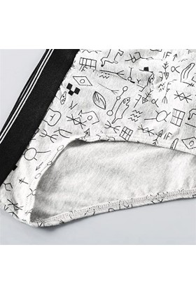 4 pcs/lot mâle imprimé Coton stéréoscopique Couture de Taille Plus Casse Color : XZFSP229A, Size : XXL 