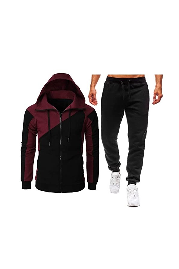 RYTEJFES Vêtements de course pour homme, décontracté long et moderne, pantalon de survêtement pour homme, jogging, gym, vêtem