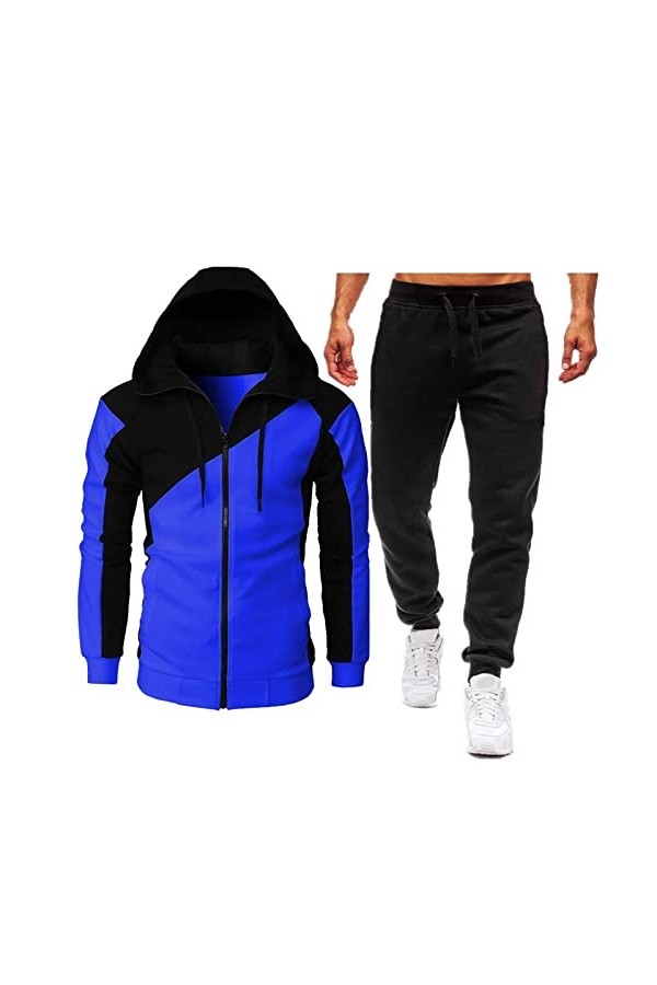 RYTEJFES Vêtements de course pour homme, décontracté long et moderne, pantalon de survêtement pour homme, jogging, gym, vêtem