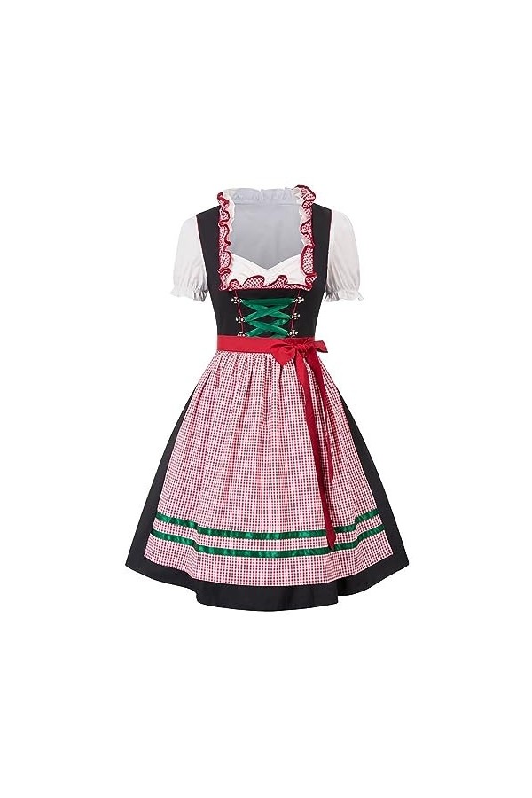 2023 Vêtements Femme Européen et Américaine, Robe de Bière, Robe à Manches Courtes à Bretelles Mono Cosplay Costume Petits Ca