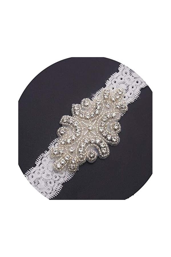 Jarretière de mariée élastiquée, accessoires de robes de mariée, jarretière en dentelle for dames, accessoires de mariage nup