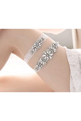 Jarretière de mariée élastiquée, accessoires de robes de mariée, cadeaux jarretière personnalisée, accessoires de mariage nup