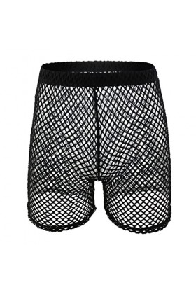 Sous-vêtements sexy pour homme en résille transparente - Chemises en maille ajourée - Sous-vêtements de nuit - Pantalon skinn